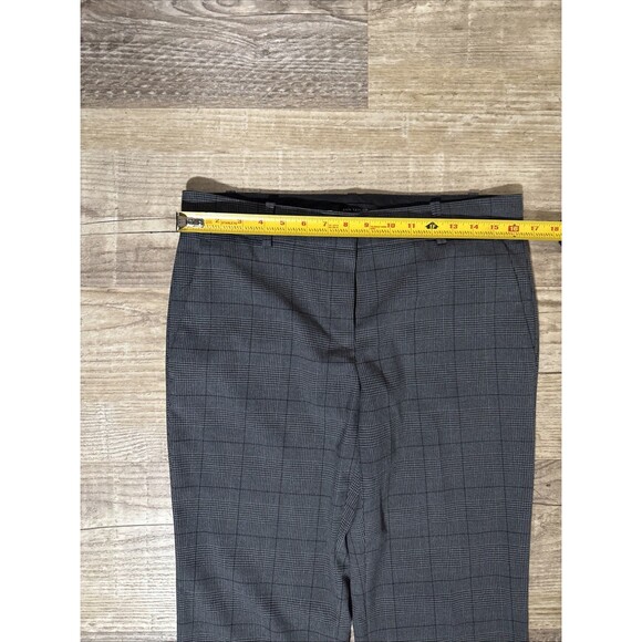 Ann Taylor Pants Trousers Size 6 Gray Plaid EUC - Picture 3 of 6